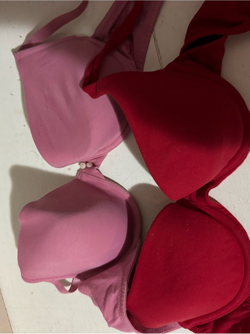 Victoria's Secret Red and aerie Pink Padded Bra Duo bundle PRICE FOR BOTH